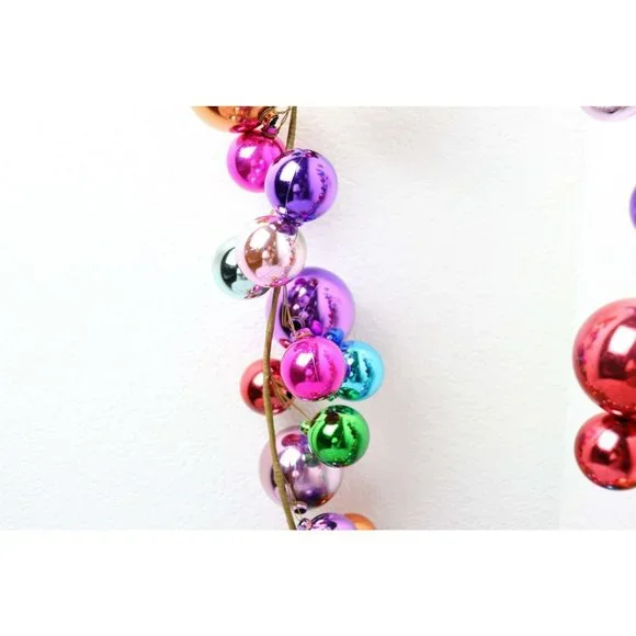 NEW RAZ Imports Multicolored Christmas Garland 4 FEET Long Holiday Decorations - Picture 6 of 10